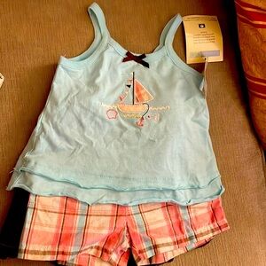 NWT adorable 3 pc Shorts Set 24m
